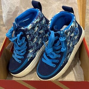 Kids High-Top Sneakers - sharks